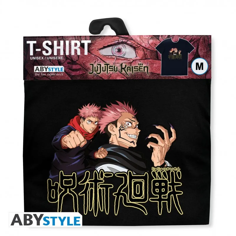 Jujutsu Kaisen - Tshirt - Itadori & Sukuna - Black