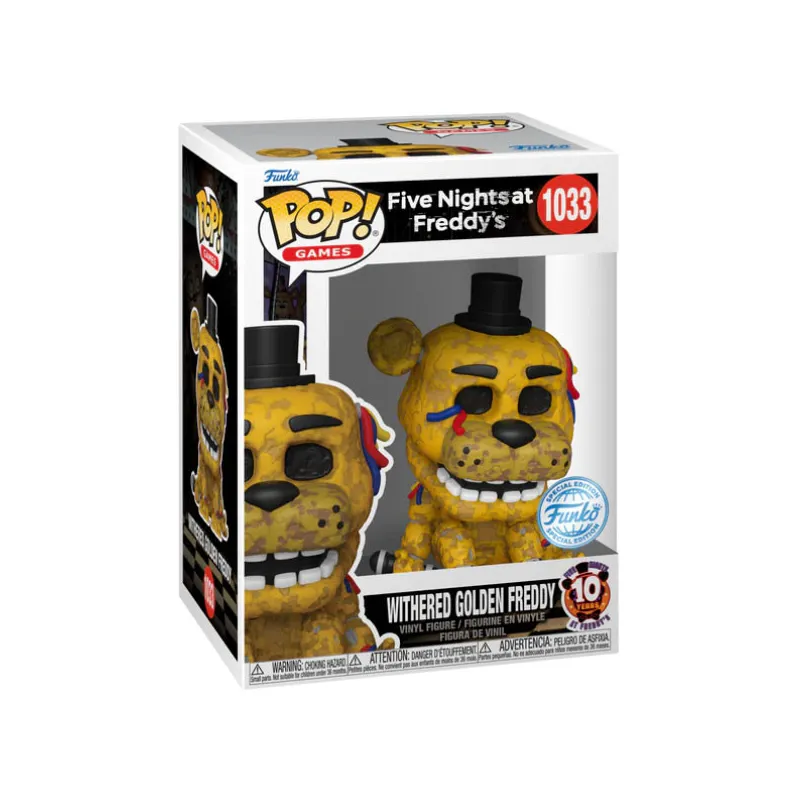 Funko Pop! Games: Five Nights at Freddy's - Withered Golden Freddy (Special Edition) 1033