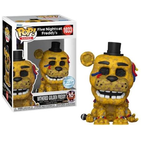 Funko Pop! Games: Five Nights at Freddy's - Withered Golden Freddy (Sp