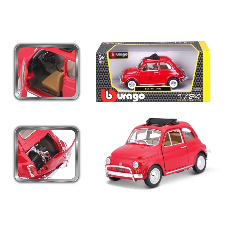 Fiat 500L (1968) - 1/24 - Red