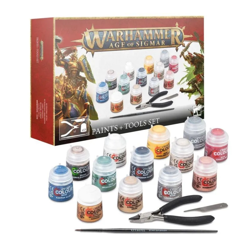 Paints and Tools Set