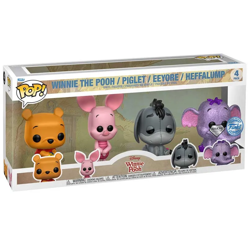 Funko Pop! 4-Pack Disney: Winnie The Pooh/Piglet/Eeyore/Heffalump