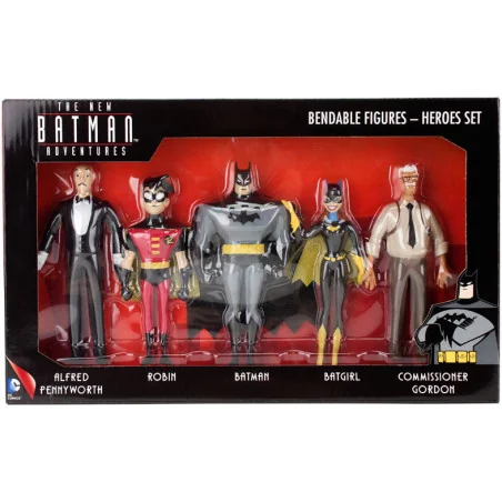 DC Comics 5.5-Inch Bendable Figure 5-Pack - TNBA Heroes