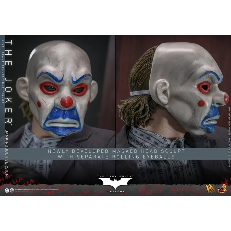 The Dark Knight DX Action Figure 1/6 The Joker (Bank Robber Version) 30 cm