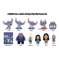 Lilo & Stitch Movie - 3D Foam Bag Clips Series 63 - Τυχαία Επιλογή