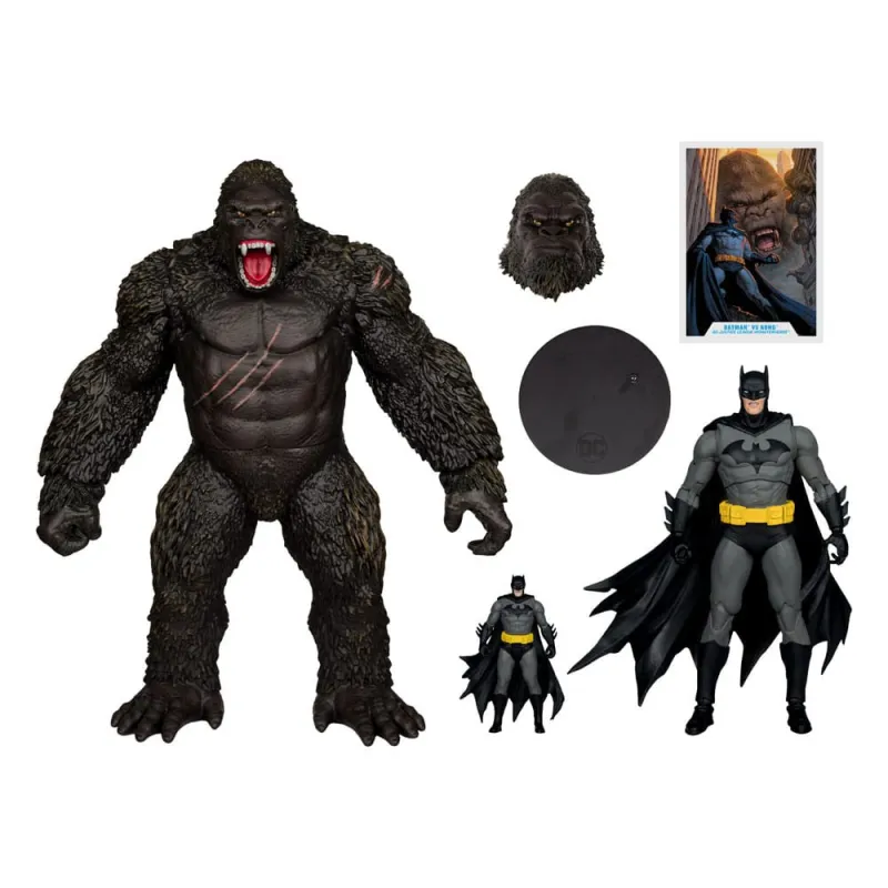DC Multiverse - DC Justice League Monsterverse - Action Figures 2-Pack - Batman & Kong