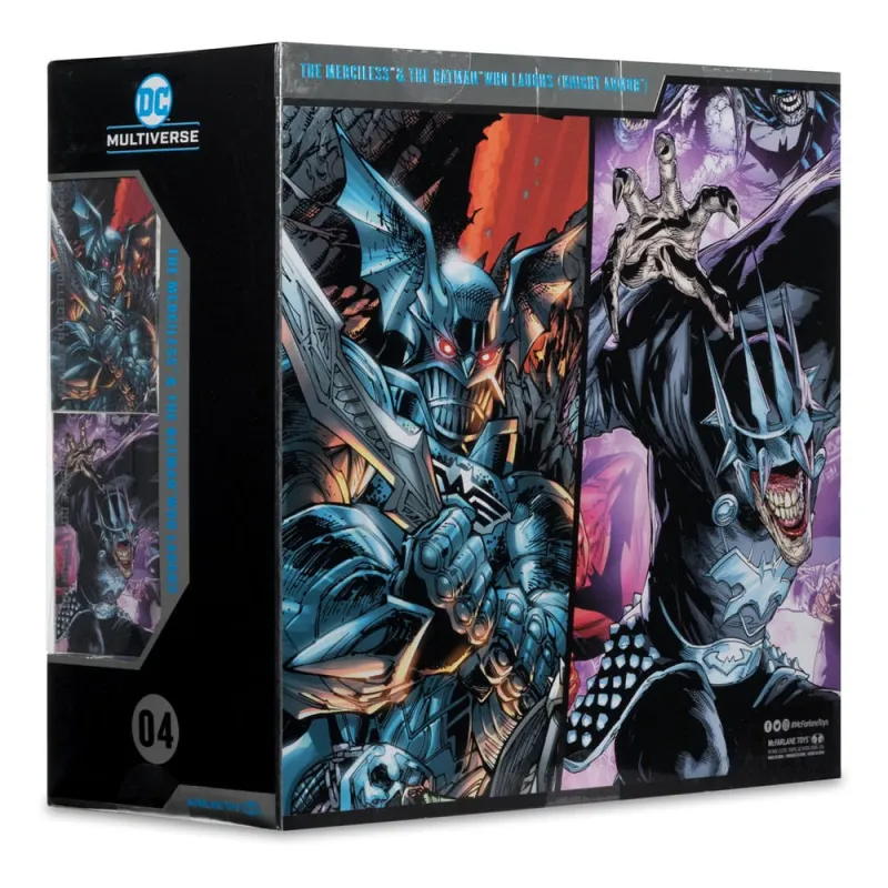 DC Multiverse - Collector Edition - Action Figures 2-Pack - Batman who laughs (Knight Armor) & Merciless (Dark Multiverse)