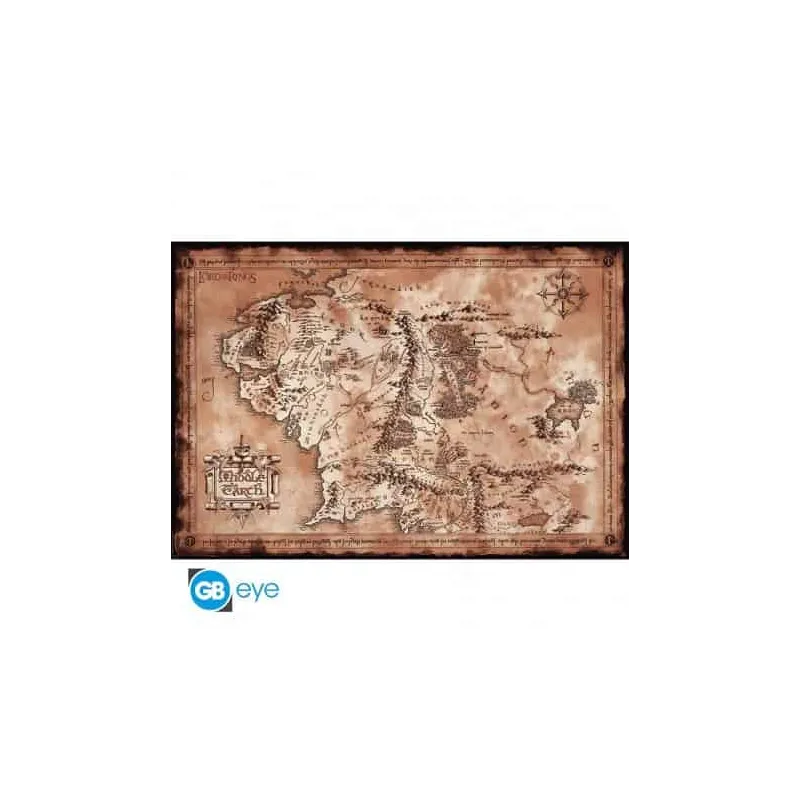 Lord of the Rings - Poster - "Map"