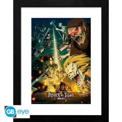 Attack on Titan - Framed print - "S4 key art 3"