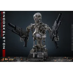 Terminator 2: Judgment Day Movie Masterpiece Die-cast Action Figure 1/6 Endoskeleton (Battle Damaged Version) 31 cm