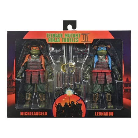 Teenage Mutant Ninja Turtles III Action Figure 2-Pack Leonardo & Miche