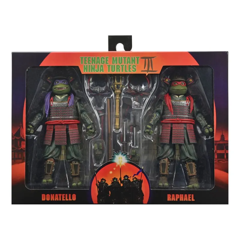 Teenage Mutant Ninja Turtles III Action Figure 2-Pack Donatello & Raphael 18 cm