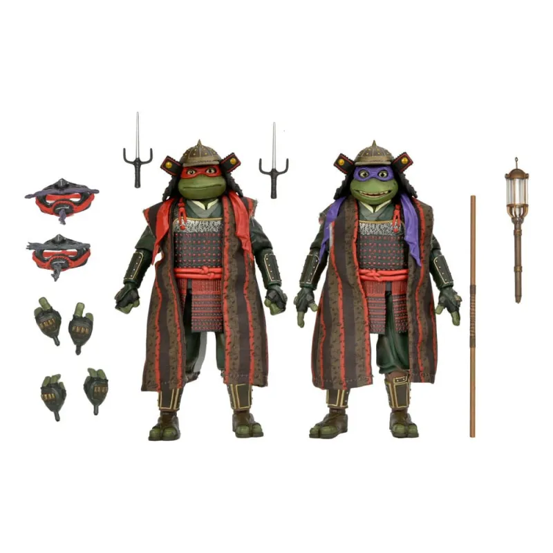 Teenage Mutant Ninja Turtles III Action Figure 2-Pack Donatello & Raphael 18 cm