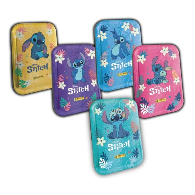 Stitch Super Scrapbook Trading Cards Pocket Tins 1 tin (random colour)