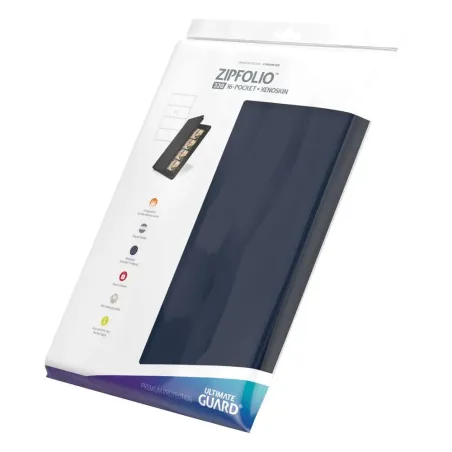 Zipfolio 320 16-Pocket - Xenoskin Blue