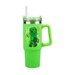 Minecraft - Green Multiway Insulated Travel Cup Straw