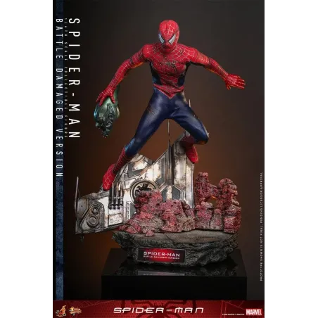 Spider-Man Movie Masterpiece Action Figure 1/6 Spider-Man (Battle Dama