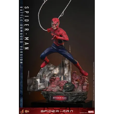 Movie Masterpiece: Spider-Man - 1/6 Action Figure - Spider-Man (Battle Damaged Version) 30 cm