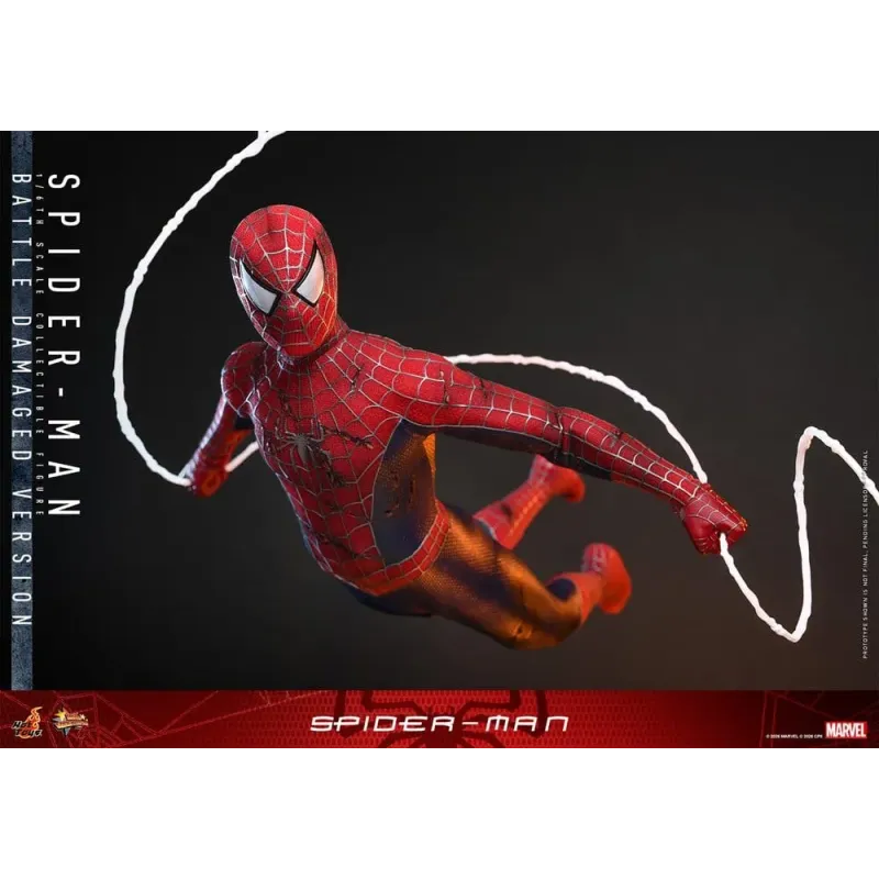 Movie Masterpiece: Spider-Man - 1/6 Action Figure - Spider-Man (Battle Damaged Version) 30 cm