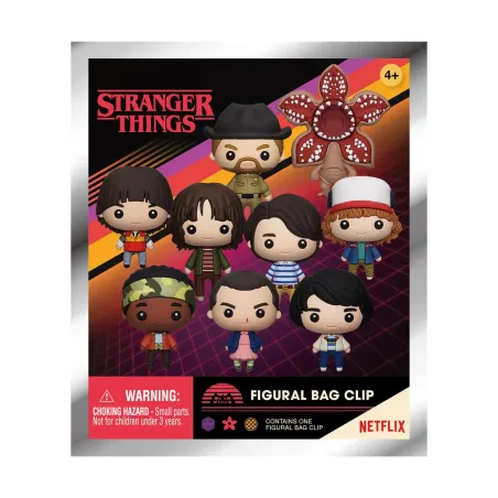 Stranger Things - 3d Foam Bag Clip - Series 1 - Τυχαία Επιλογή