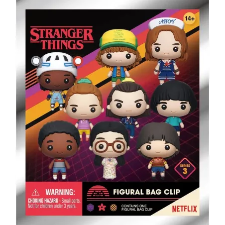 Stranger Things - 3d Foam Bag Clip - Series 3 - Τυχαία Επιλογή