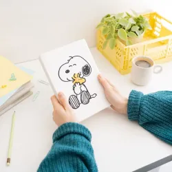 Peanuts Premium Plush Notebook A5 Snoopy