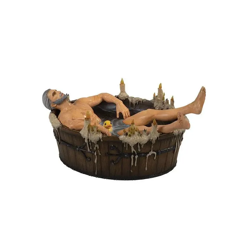 The Witcher 3 Wild Hunt Statue Geralt in the Bath 9 cm