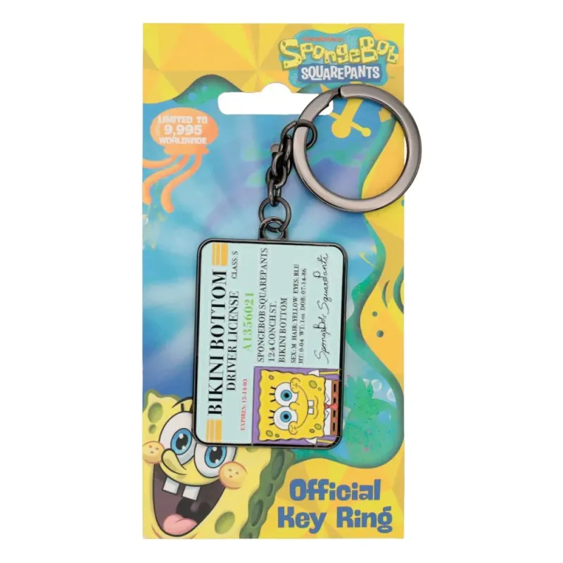SpongeBob Squarepants Keychain Driver License Limited Edition