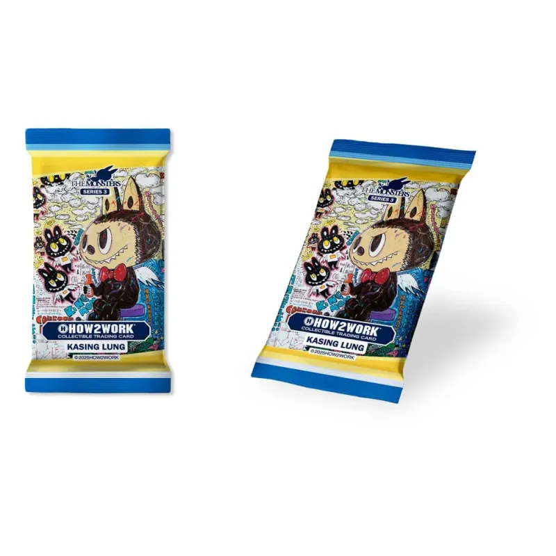 How2work Labubu Collectible Chrome Trading Cards The Monsters Series 3