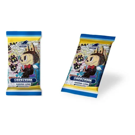 How2work Labubu Collectible Chrome Trading Cards The Monsters Series 3