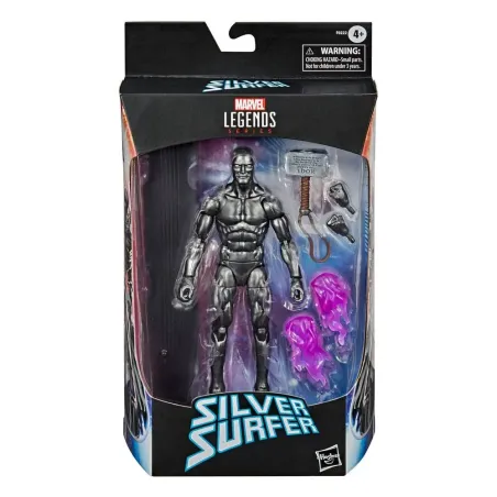 Marvel Legends Series Action Figure 2021 Silver Surfer with Mjolnir 15