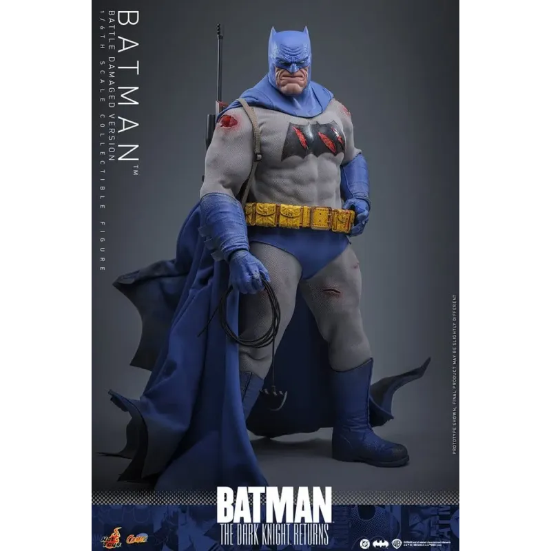 Batman: The Dark Knight Returns Comic Masterpiece Action Figure 1/6 Batman (Battle Damaged Version) 32 cm