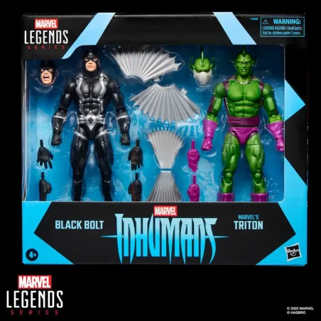 Inhumans Marvel Legends Action Figure 2-Pack Black Bolt & Marvel's Tri