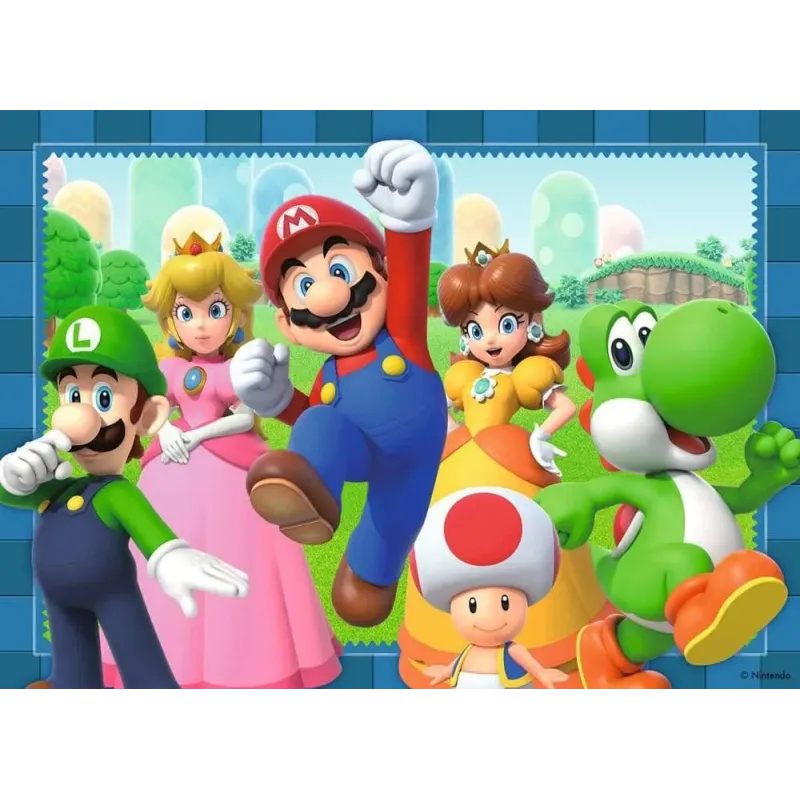 Super Mario Puzzle 4-Pack Time for Mario! (4x100 Pieces)