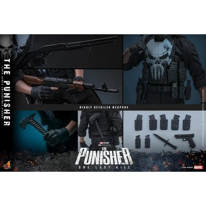 Marvel Television Masterpiece Action Figure 1/6 The Punisher 31 cm