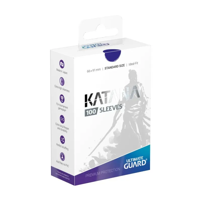 Ultimate Guard Katana Sleeves Standard Size (100) - Blue