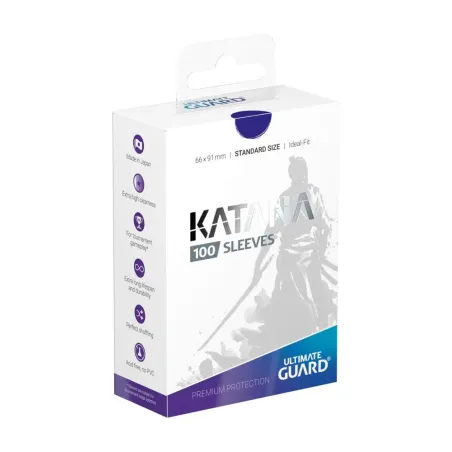 Ultimate Guard Katana Sleeves Standard Size (100) - Blue