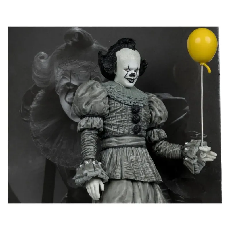 IT Welcome to Derry - Movie Maniacs - Statue - Pennywise (Black & White)