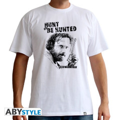 THE WALKING DEAD - XLARGE Tshirt "Hunt Or Be Hunted" white XL