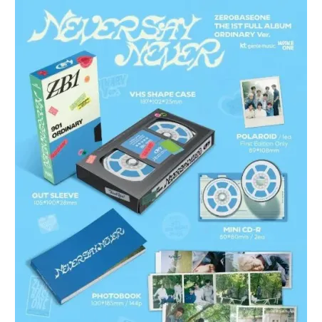 K-Pop: Zerobaseone - 1st Full Album (ver.Photobook) - Never Say Never