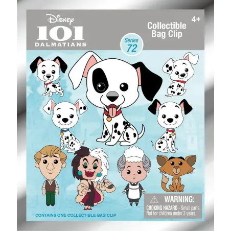 One Hundred and One Dalmatians 3D Foam Bag Clip Series 72 (Τυχαία Επιλ
