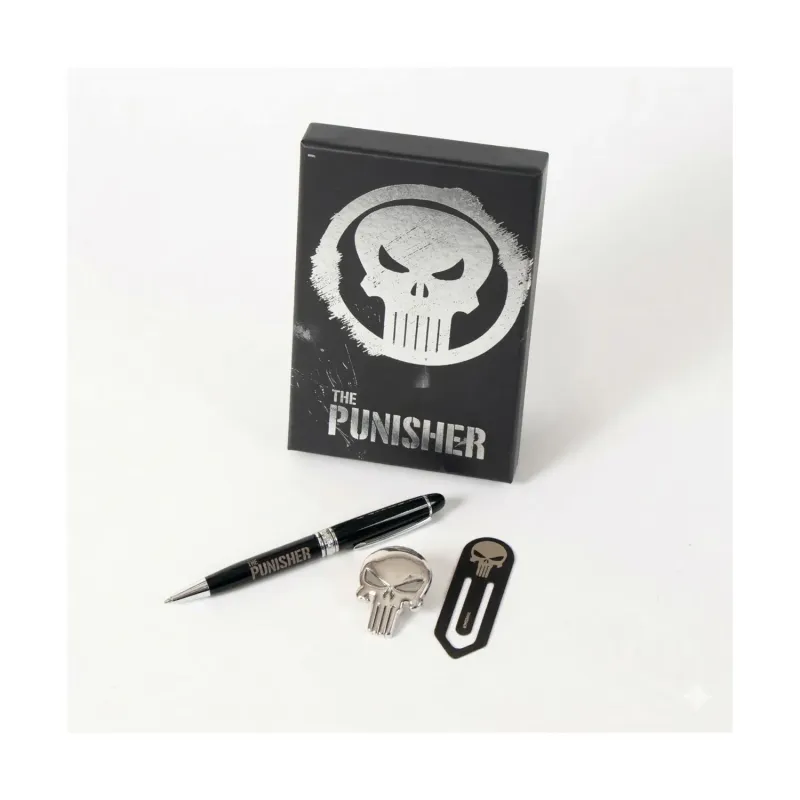 The Punisher - Set with Premium Pen, Pin & Bookmark