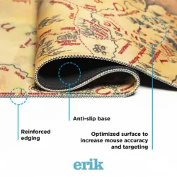 Lord of the Rings - Gaming Mouse Pad XXL - Middle Earth Map