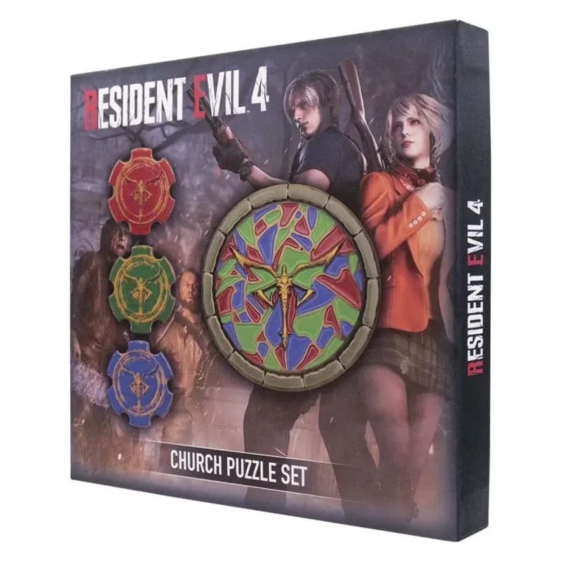 Resident Evil 4 - Replica - Church Puzzle Medallion Set