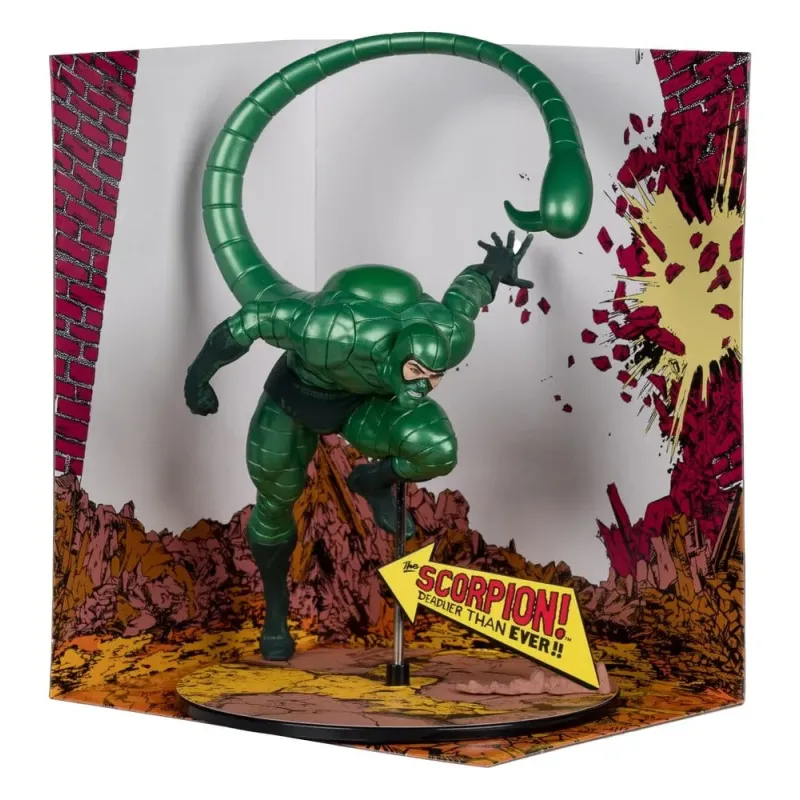 Marvel - PVC Statue 1/10 - The Amazing Spider-Man - Scorpion (Metallic) 318 (Gold Label)