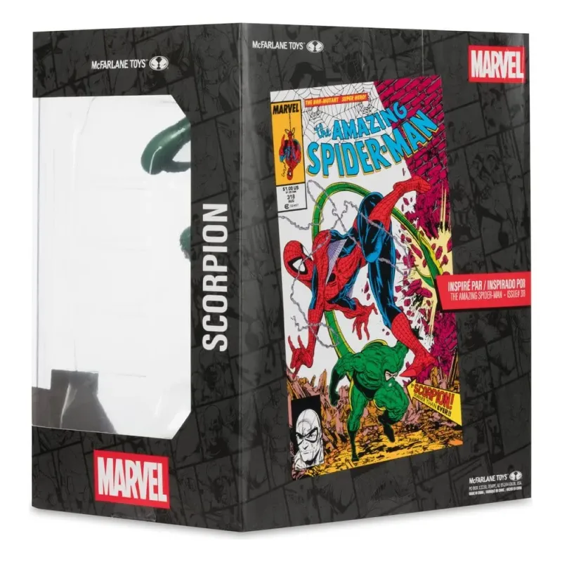 Marvel - PVC Statue 1/10 - The Amazing Spider-Man - Scorpion (Metallic) 318 (Gold Label)