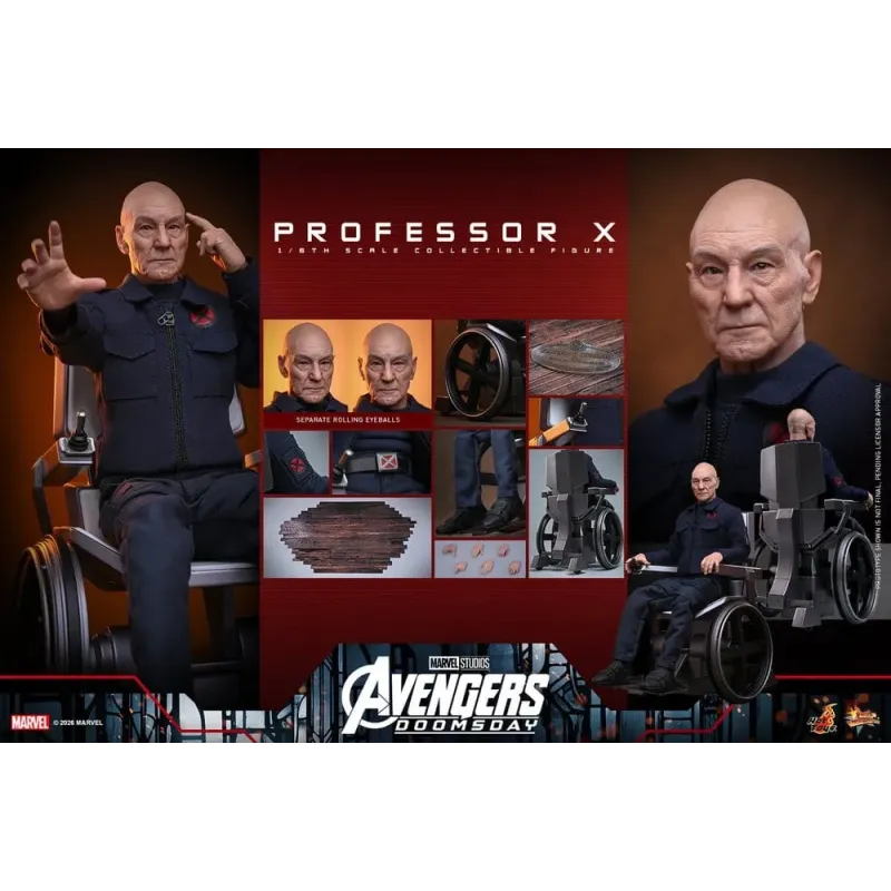 Marvel X-Men Action Figure 1/6 Professor X 25 cm