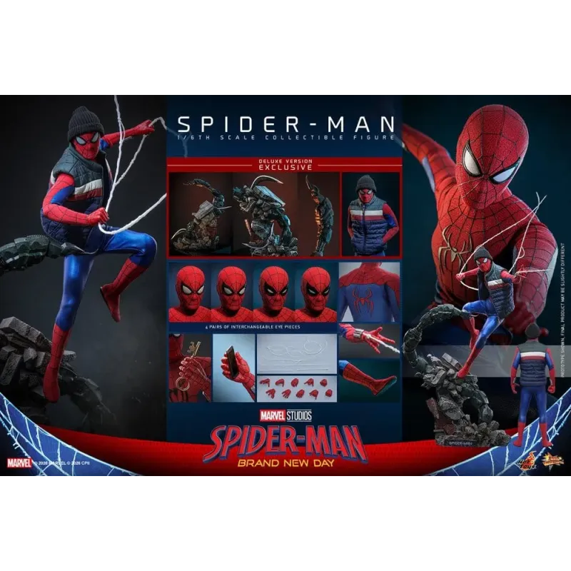 Spider-Man: Brand New Day Action Figure 1/6 Spider-Man (Deluxe Version) 29 cm