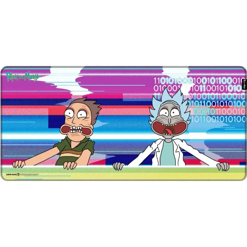 Rick and Morty - Mousepad XL - Glitched