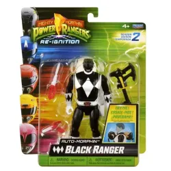 Mighty Morphin Power Rangers: Season 2 - Auto-Morphin Action Figure - Black Ranger